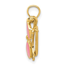 Load image into Gallery viewer, ALBINA - Sunglasses Charm Necklace Pink Enameled