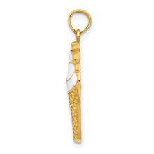 Load image into Gallery viewer, ANNABELLA - Ice Cream Charm Necklace Vanilla Enameled