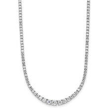 Load image into Gallery viewer, BOLSENA - Graduating Diamond Tennis Necklace