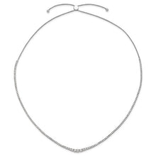 Load image into Gallery viewer, BOLSENA - Graduating Diamond Tennis Necklace