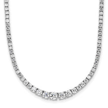 Load image into Gallery viewer, BOLSENA - Graduating Diamond Tennis Necklace