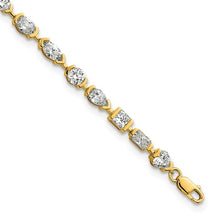Load image into Gallery viewer, GISELLA - Multi-Diamond Half Bezel Set Tennis Bracelet