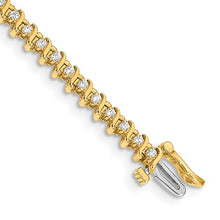 Load image into Gallery viewer, CECILIA - Petite S Link Diamond Tennis Bracelet