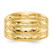 Load image into Gallery viewer, FIORELLA - Dome Stacked Diamond-cut Ring