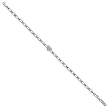 Load image into Gallery viewer, JEANETTE - Diamond Heart Cluster Link Bracelet