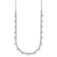 Load image into Gallery viewer, SONIA - Three-Prong Diamond Tennis Necklace