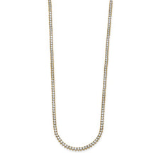 Load image into Gallery viewer, LORANA - 3 Prong Diamond Tennis Necklace