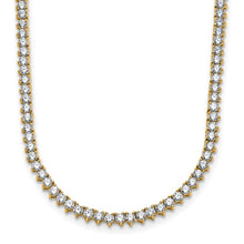 Load image into Gallery viewer, LORANA - 3 Prong Diamond Tennis Necklace