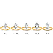 Load image into Gallery viewer, VICTORIA - Marquise Diamond Solitaire Ring I