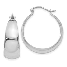 Load image into Gallery viewer, CLARINA - Grand Tapered Hoop Earrings