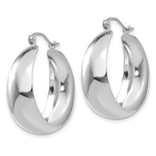 Load image into Gallery viewer, CLARINA - Grand Tapered Hoop Earrings