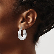 Load image into Gallery viewer, CLARINA - Grand Tapered Hoop Earrings