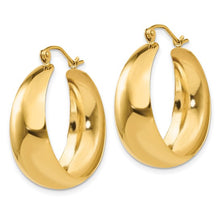 Load image into Gallery viewer, CLARINA - Grand Tapered Hoop Earrings