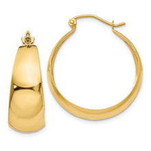 Load image into Gallery viewer, CLARINA - Grand Tapered Hoop Earrings