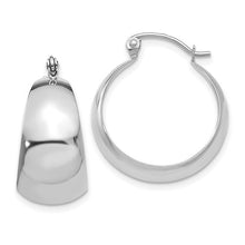 Load image into Gallery viewer, CLARINA - Tapered Hoop Earrings