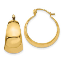 Load image into Gallery viewer, CLARINA - Tapered Hoop Earrings