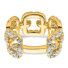 Load image into Gallery viewer, CATERINA - Bold Diamond Link Ring