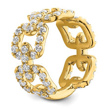 Load image into Gallery viewer, CATERINA - Bold Diamond Link Ring