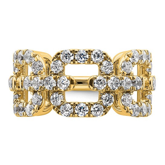 CATERINA - The Bold Diamond Link Ring