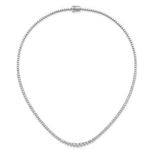 Load image into Gallery viewer, GENEVIEVE - Diamond Graduated Tennis Necklace
