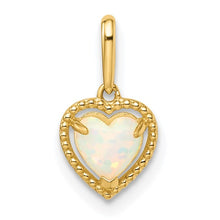 Load image into Gallery viewer, CHARLIE - Opal Heart Pendant Necklace