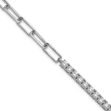 Load image into Gallery viewer, MARIANNA - Round Diamond Tennis Link Bracelet