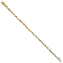 Load image into Gallery viewer, GISELLA - Grand Half Bezel Set Multi Diamond Tennis Bracelet