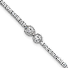 Load image into Gallery viewer, ELISA - Oval and Round Diamond Tennis Bracelet