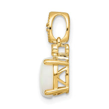 Load image into Gallery viewer, ENORA - Opal and Diamond Pendant Necklace