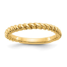 Load image into Gallery viewer, ELAINE - Twisted Gold Ring