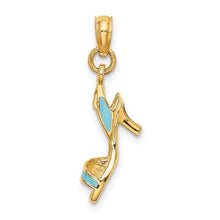Load image into Gallery viewer, ROSANA - High Heel Charm Necklace Enameled