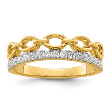 Load image into Gallery viewer, MADELYNN - Two-tone Diamond Band