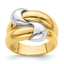Load image into Gallery viewer, AMADEA - Knot Dome Ring Two-Tone