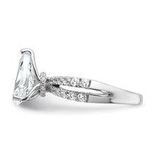 Load image into Gallery viewer, JEANNE - Double Band Pear Diamond Ring