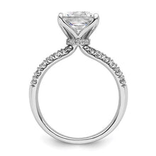 Load image into Gallery viewer, PERRIE - Double Band Princess cut Diamond Ring