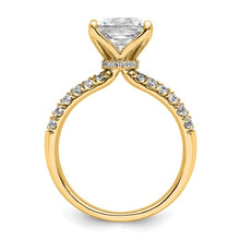 Load image into Gallery viewer, PERRIE - Double Band Princess cut Diamond Ring