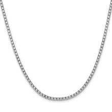 Load image into Gallery viewer, VENEZIA - 4 Prong Diamond Tennis Necklace