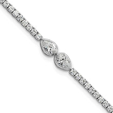 Load image into Gallery viewer, ROSA - Double Pear Diamond Tennis Bracelet