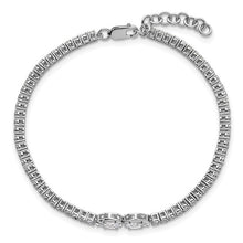 Load image into Gallery viewer, ROSA - Double Pear Diamond Tennis Bracelet