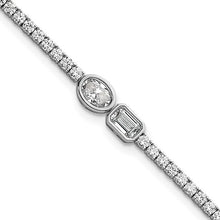 Load image into Gallery viewer, SABRINA - Oval and Emerald Diamond Tennis Bracelet