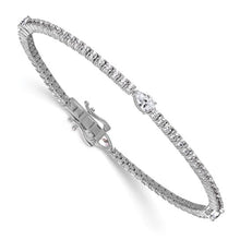 Load image into Gallery viewer, BESIANA - Round and Pear Diamond Tennis Bracelet