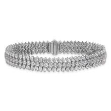 Load image into Gallery viewer, MARIELLA - Triple Row Diamond Tennis Bracelet