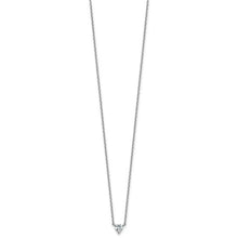 Load image into Gallery viewer, JOSEPHINE - Diamond Solitaire Heart Necklace