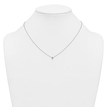 Load image into Gallery viewer, JOSEPHINE - Diamond Solitaire Heart Necklace