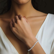 Load image into Gallery viewer, MINA - Oval and Round Diamond Tennis Bracelet