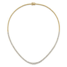 Load image into Gallery viewer, GENEVIEVE - Diamond Graduated Tennis Necklace