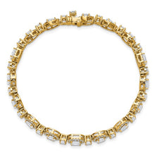 Load image into Gallery viewer, ROSABELLA - Multi-Diamond Halo Tennis Bracelet