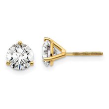 Load image into Gallery viewer, RENEE - Round Diamond Stud Earrings II