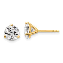 Load image into Gallery viewer, RENEE - Round Diamond Stud Earrings II