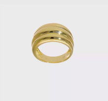 Load and play video in Gallery viewer, RAVENNA - Scalloped Dome Ring